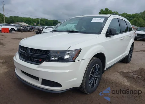 2018 Dodge Journey Se из США, поврежденный, VIN 3C4PDCAB9JT428321